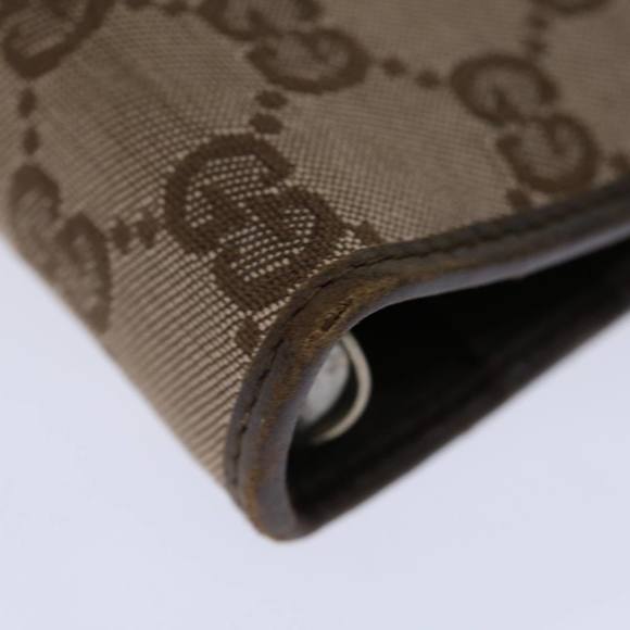 GUCCI GG Canvas Day Planner Cover Beige Auth 67555 - Picture 14 of 16